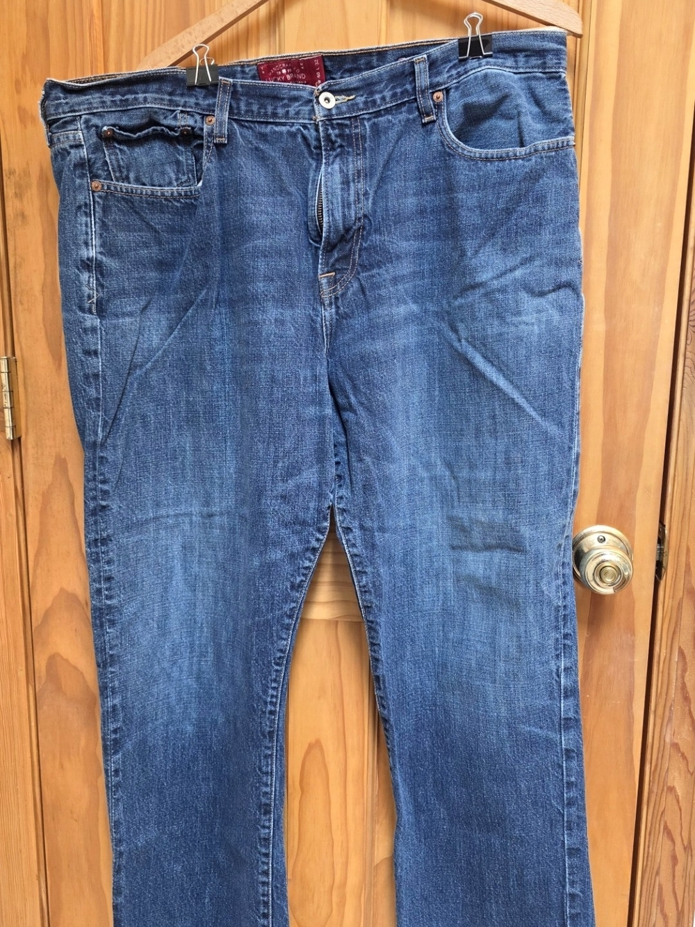 Lucky Brand Men's Dark Blue Relaxed Fit Jeans